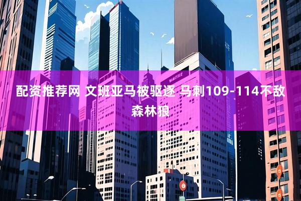配资推荐网 文班亚马被驱逐 马刺109-114不敌森林狼